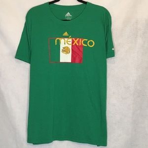 Adidas XL Shirt Mexico Soccer Short Sleeve Tee